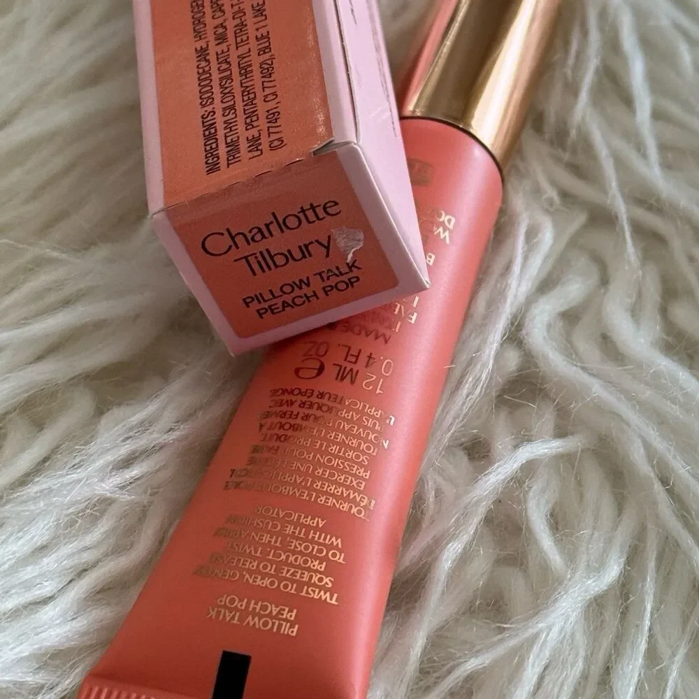 Charlotte Tilbury Matte Beauty Blush Wand Pillow Talk Peach Pop